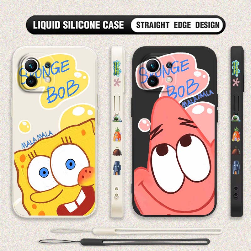 Phone Cases 13 - S-Starfish S-SpongeBob Cover For Xiaomi Mi