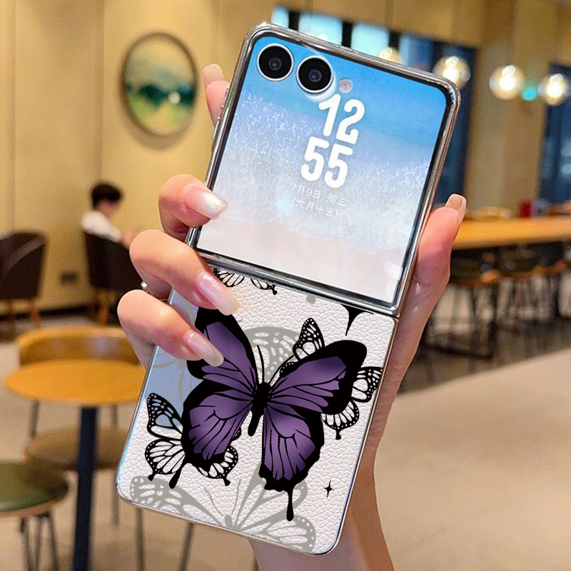 Purple Butterfly PU Leather Ph - đánh giá và giá Phone Cases Purple