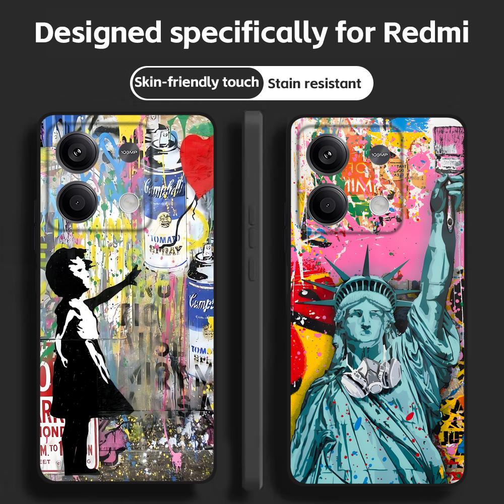 Banksy Graffiti Art  Phone Cas - đánh giá và giá Phone Cases Drawing