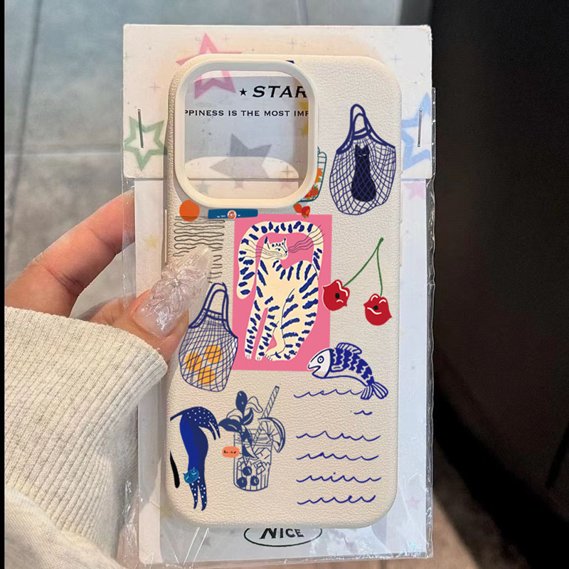 Cute Cherry Cat Print Phone Ca - đánh giá và giá Phone Cases Cute Iphone 14