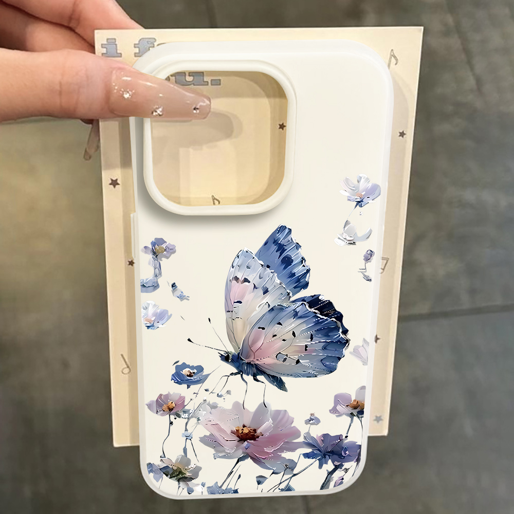 Watercolor Blue Purple Butterf - đánh giá và giá Phone Cases Purple