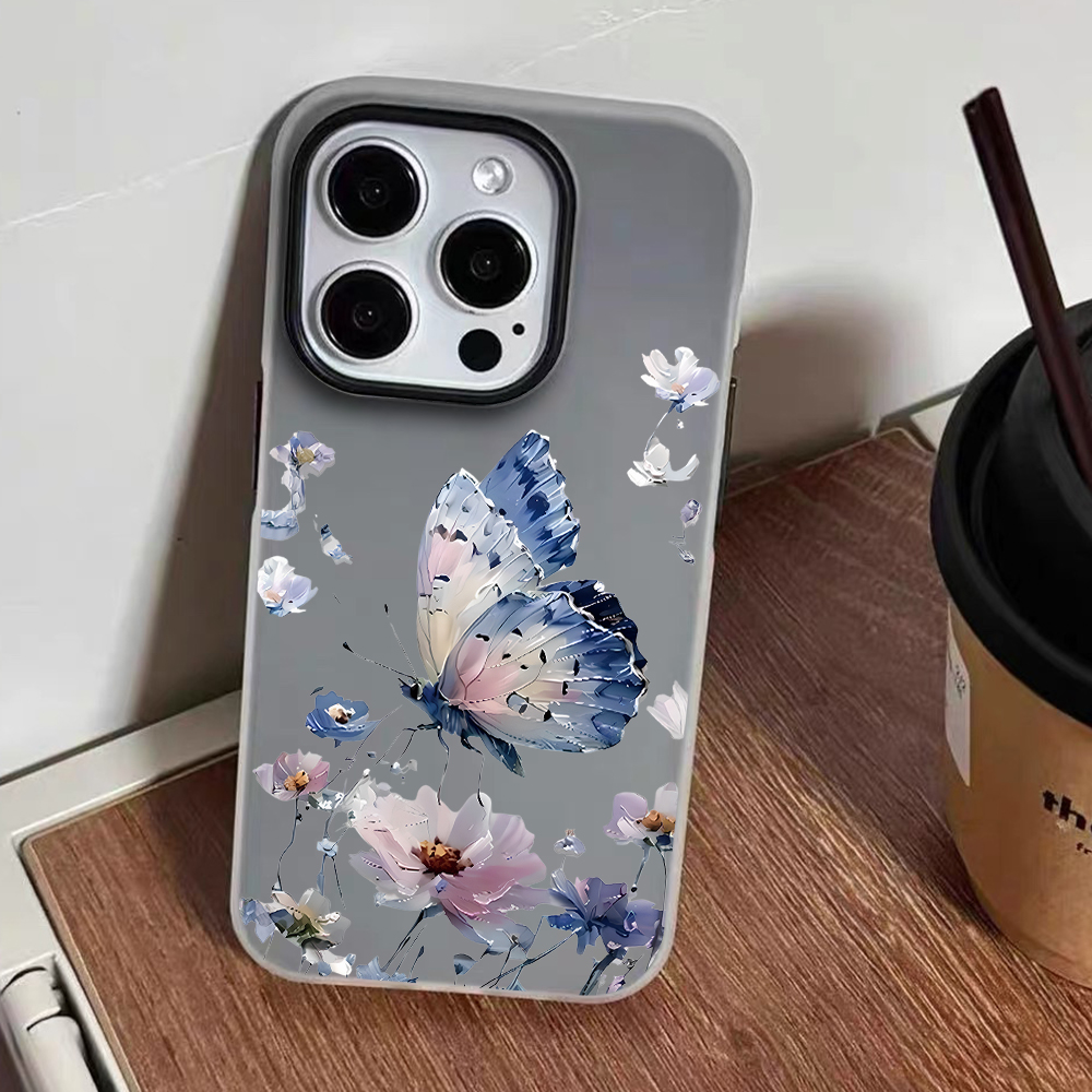 Watercolor Blue Purple Butterf - đánh giá và giá Phone Cases Purple