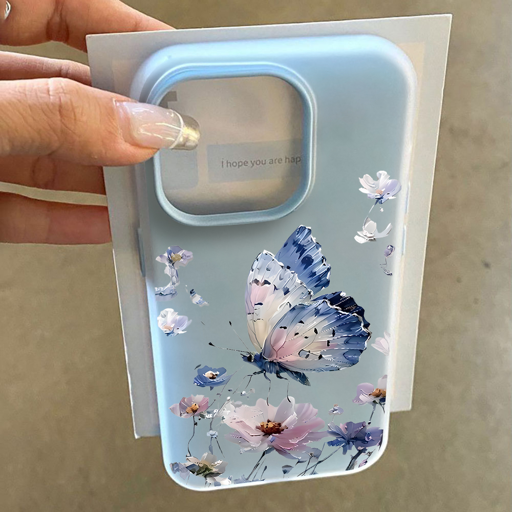 Watercolor Blue Purple Butterf - đánh giá và giá Phone Cases Purple