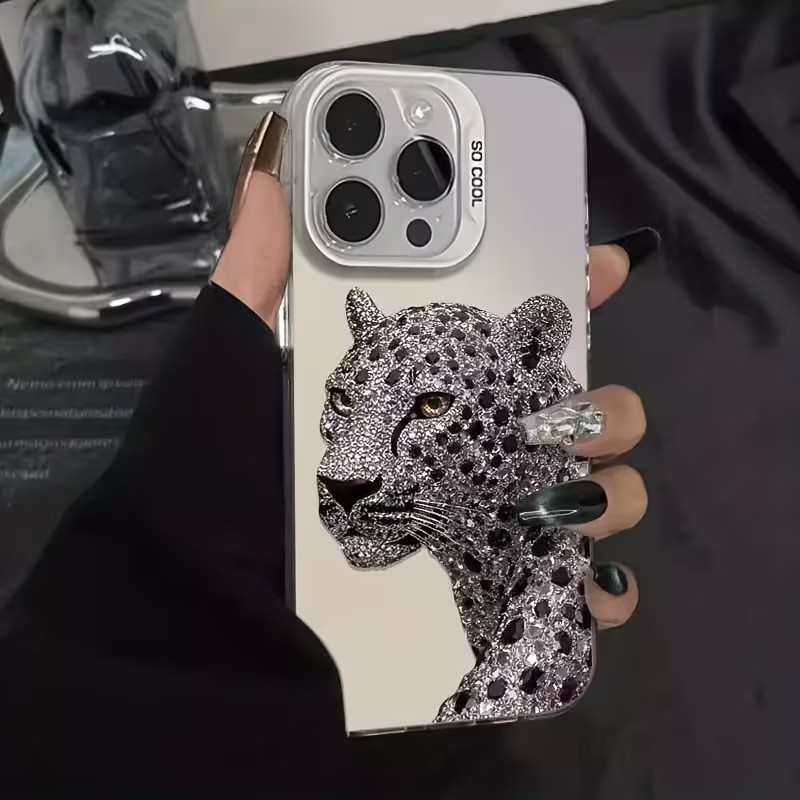 IMD Holographic Silver Phone C - đánh giá và giá Phone Cases Leopard Print