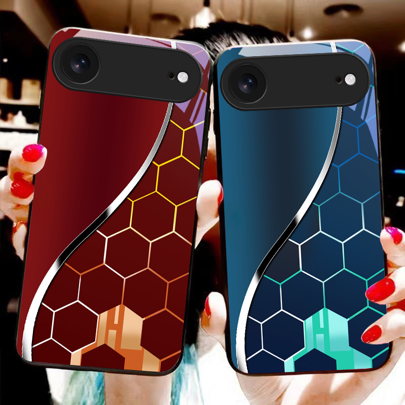 Purple honeycomb pattern For i - đánh giá và giá Phone Cases Purple