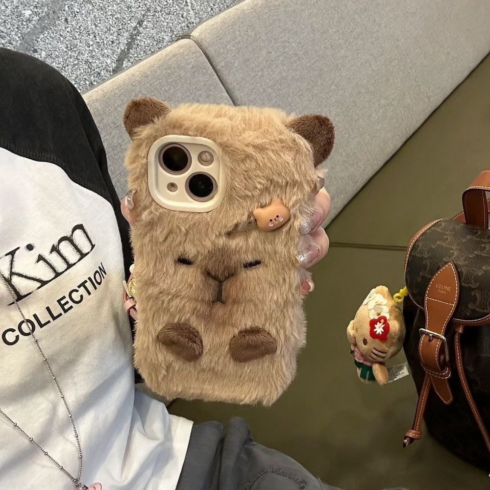 Luxury Capybara Fluffy Fur Pho - đánh giá và giá Phone Cases 13