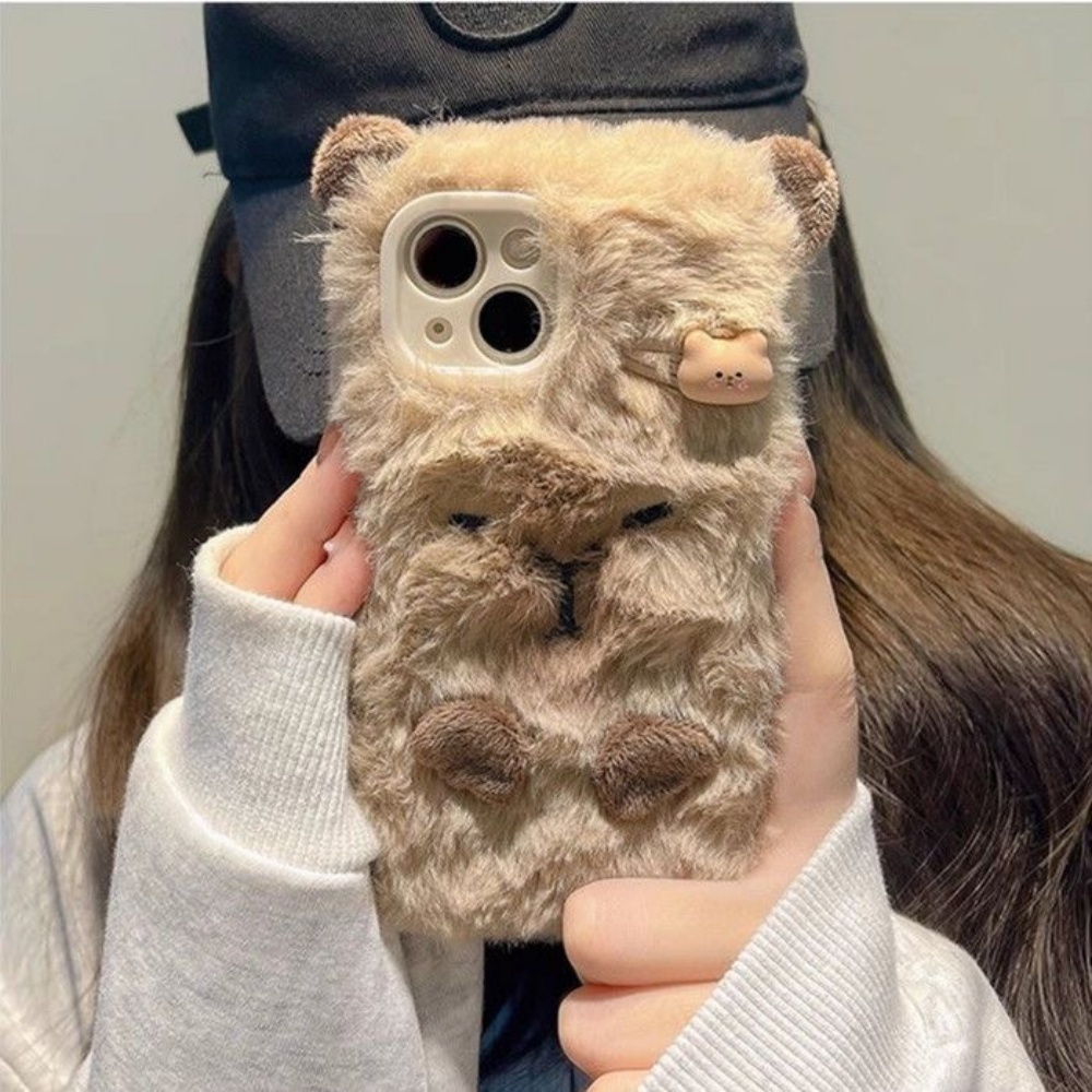 Luxury Capybara Fluffy Fur Pho - đánh giá và giá Phone Cases 13