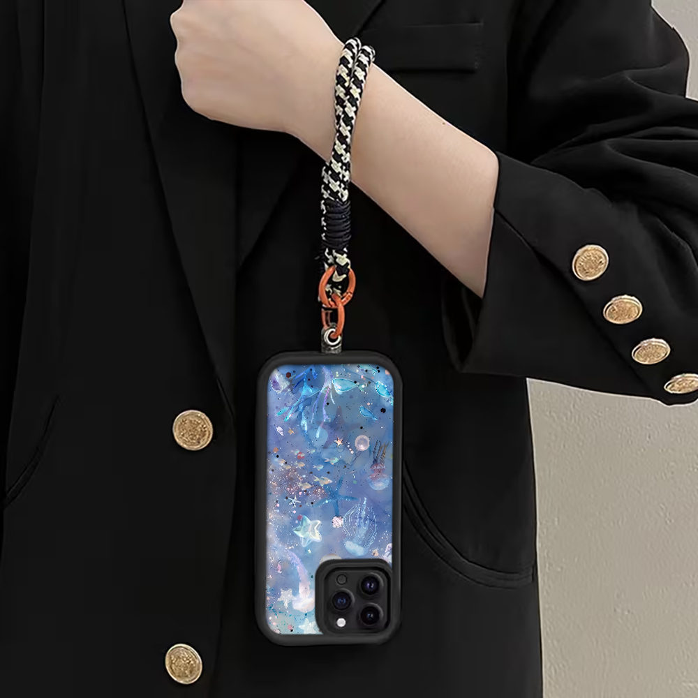Blue Purple Jellyfish Strap Ro - đánh giá và giá Phone Cases Purple