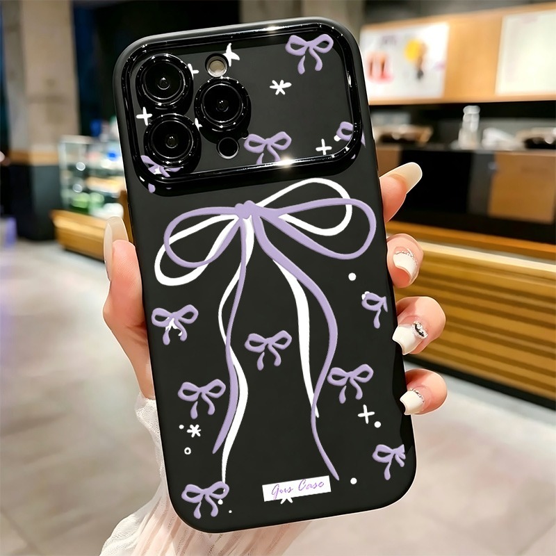 Large Purple Bow Star Doodle P - đánh giá và giá Phone Cases Purple