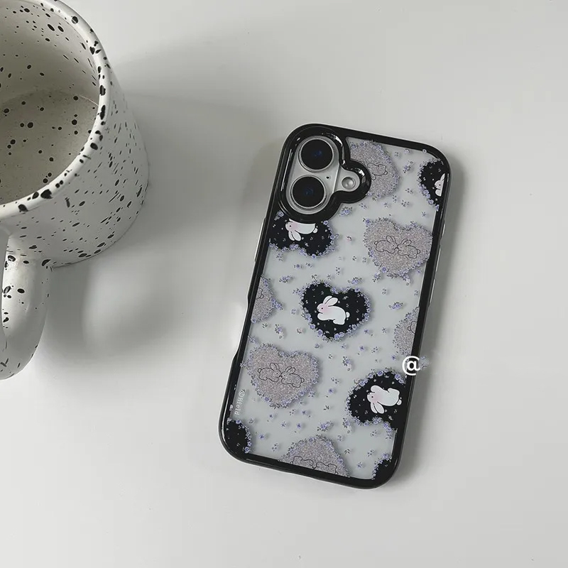 Ins Korean Retro Girl Love Rab - đánh giá và giá Phone Cases Purple