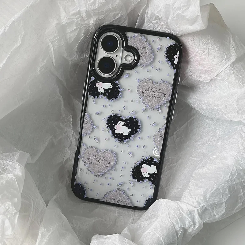 Ins Korean Retro Girl Love Rab - đánh giá và giá Phone Cases Purple