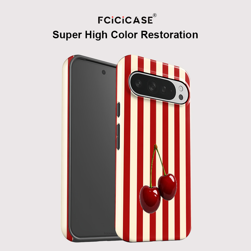 Fcicicase Cherry Stripe Patter - đánh giá và giá Phone Cases Google Pixel 9