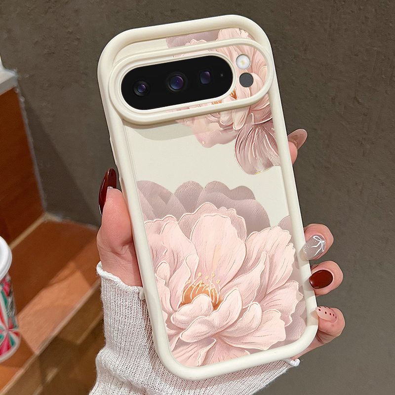 Pink Flowers Patterned Soft TP - đánh giá và giá Phone Cases Google Pixel 7