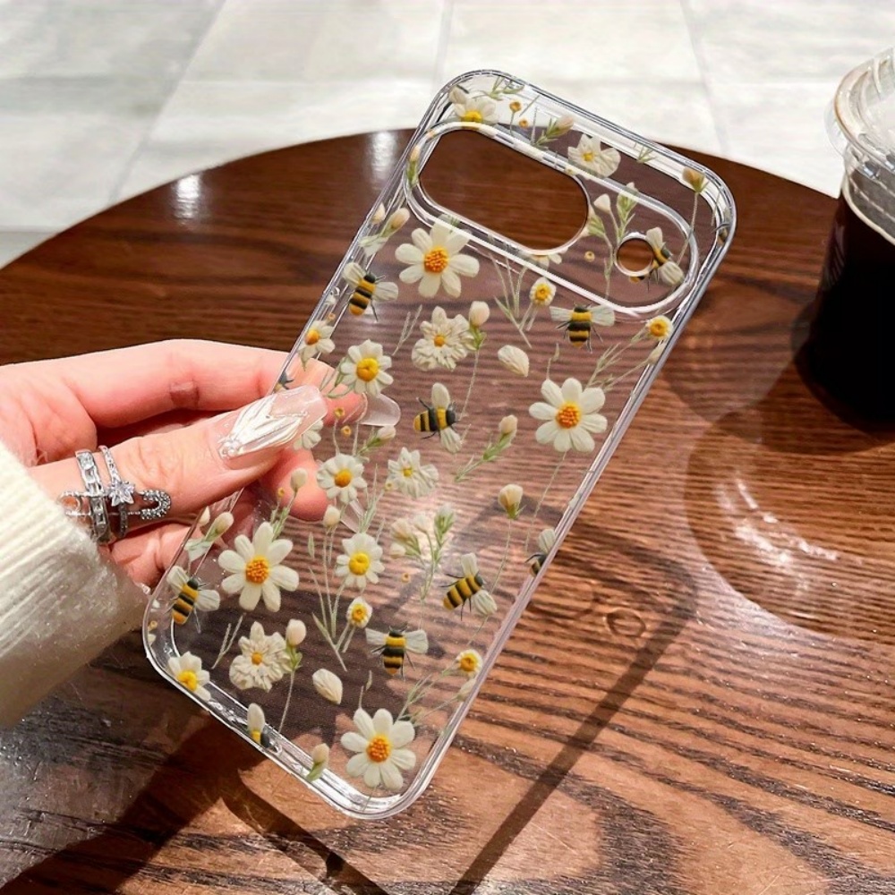 Cute Honeybee Flower Pattern S - đánh giá và giá Phone Cases Google Pixel 7