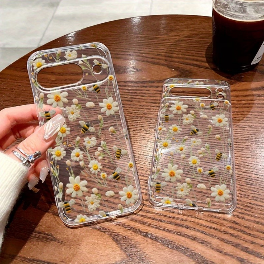Cute Honeybee Flower Pattern S - đánh giá và giá Phone Cases Google Pixel 7