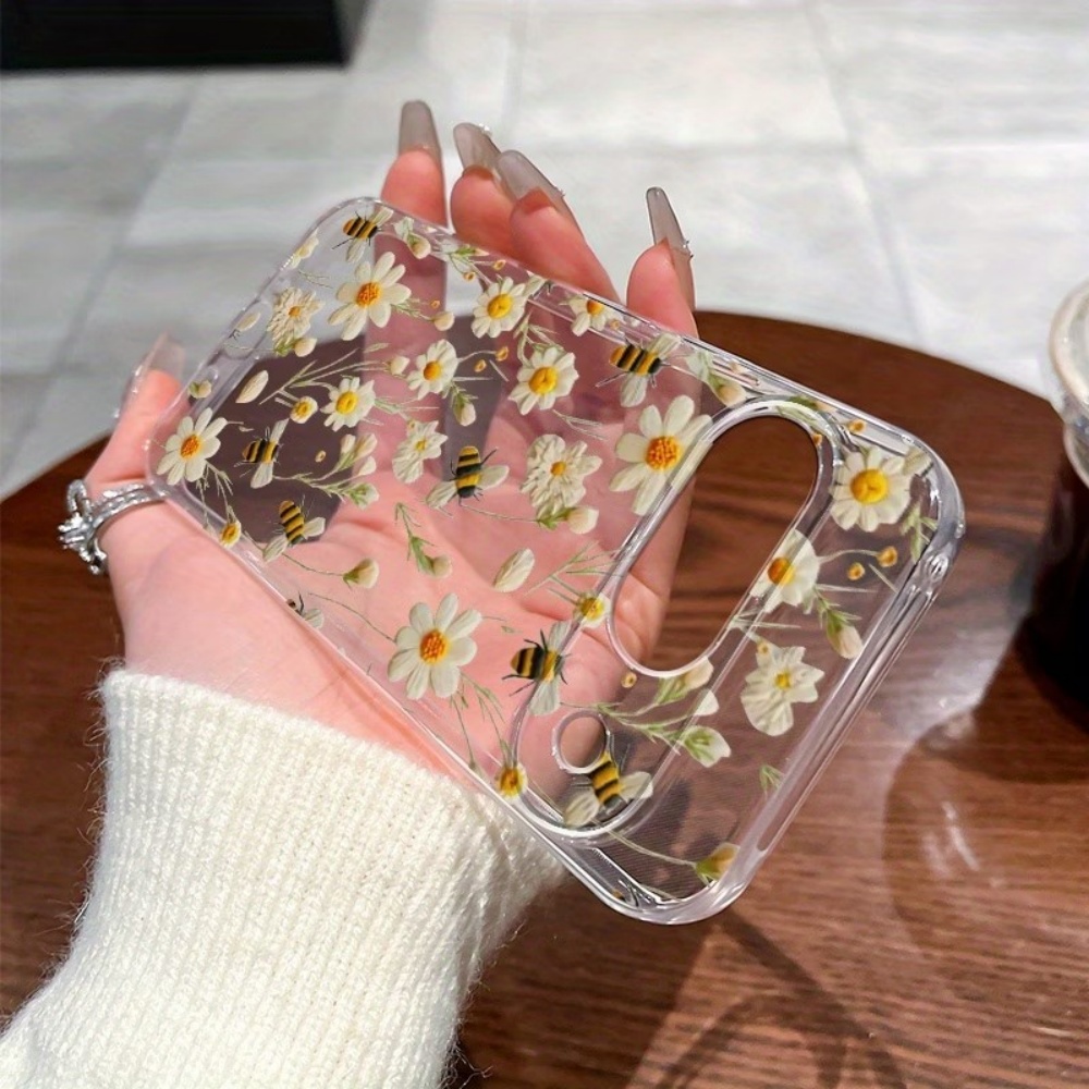 Cute Honeybee Flower Pattern S - đánh giá và giá Phone Cases Google Pixel 7