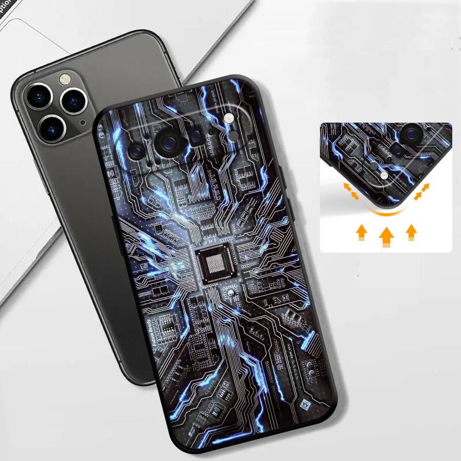 Retro Circuit Board Funda Phon - đánh giá và giá Phone Cases Google Pixel 7